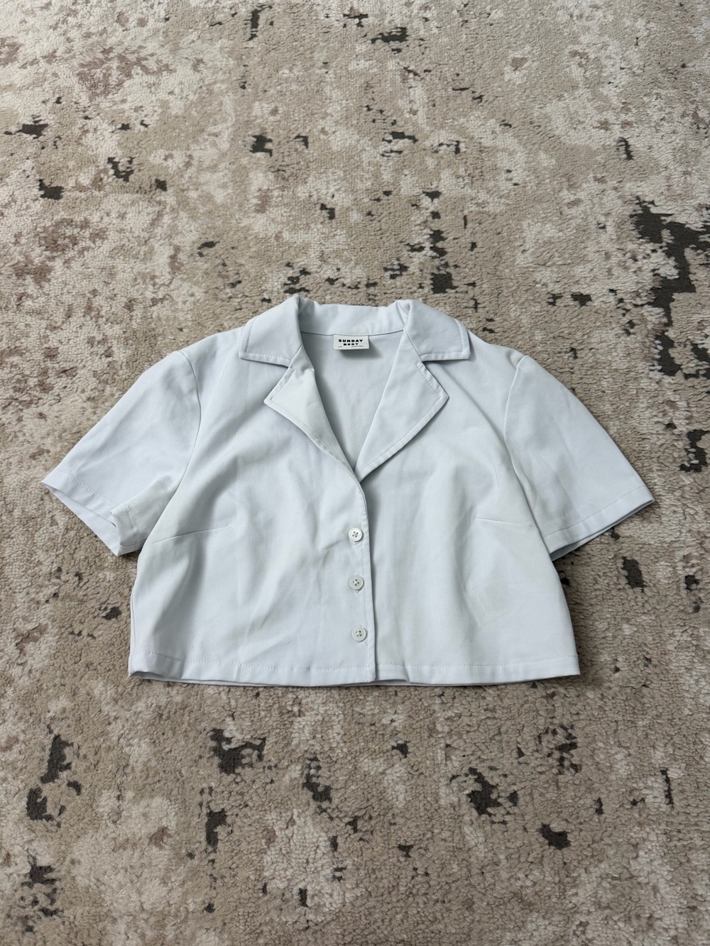 Aritzia Sunday Best Tuesday Shirt Size XXS - Light Blue
